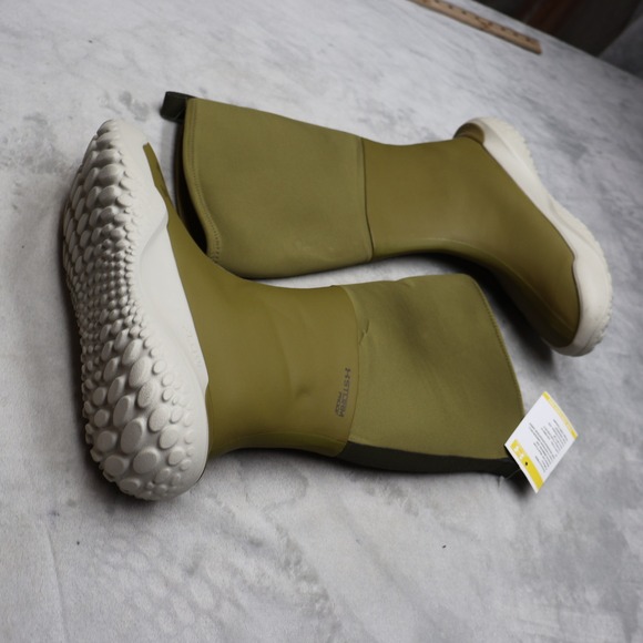 Under Armour Men 9 Rain Boots Green Rubber Mud Freek Tall Outdoor Utility NEW main image 4